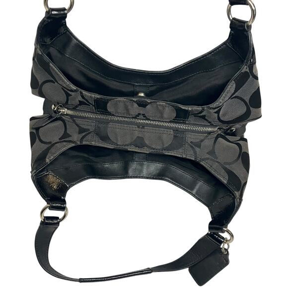 Coach Soho Signature Black Large Hobo Shoulder Bag E1271-F19251 - Picture 6 of 11